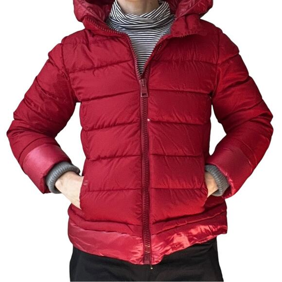 HERNO red down‎ short puffer - Picture 1 of 14
